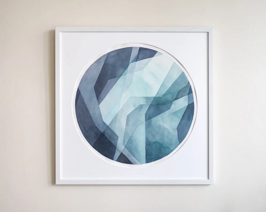 After the Storm, 23” x 23” framed - $750