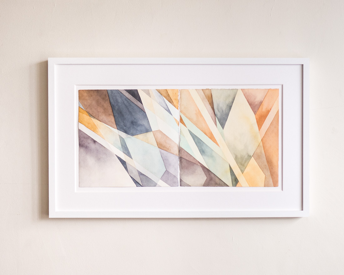 Light Touch, 16” x 26.5” framed - $600