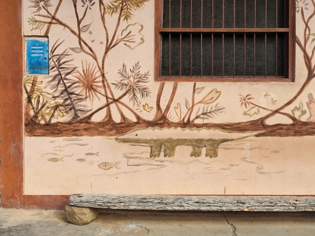 Crocodile Mural