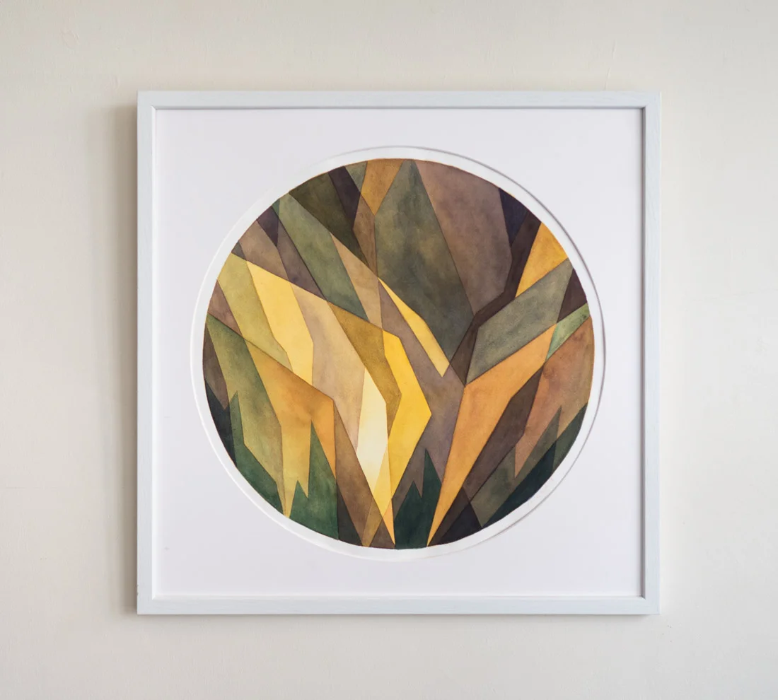 Courage, 23” x 23” framed - $750