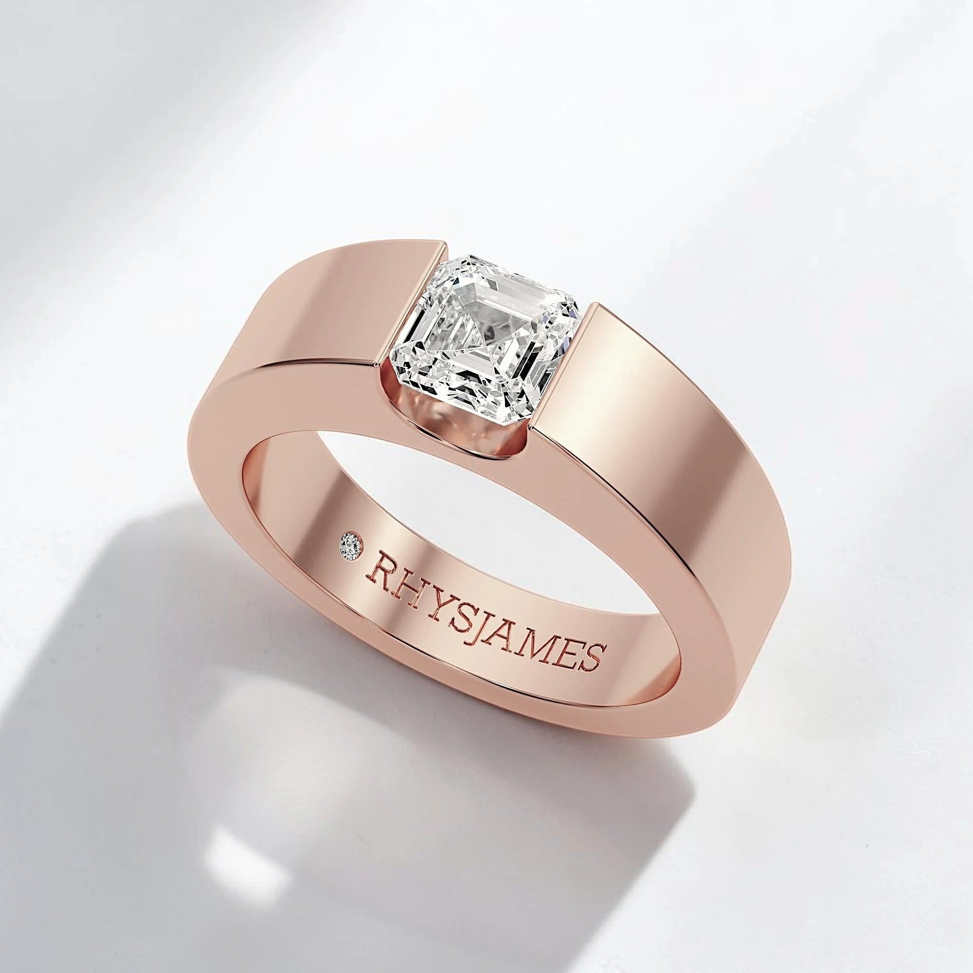 Supernova S Diamond Ring in Rose Gold