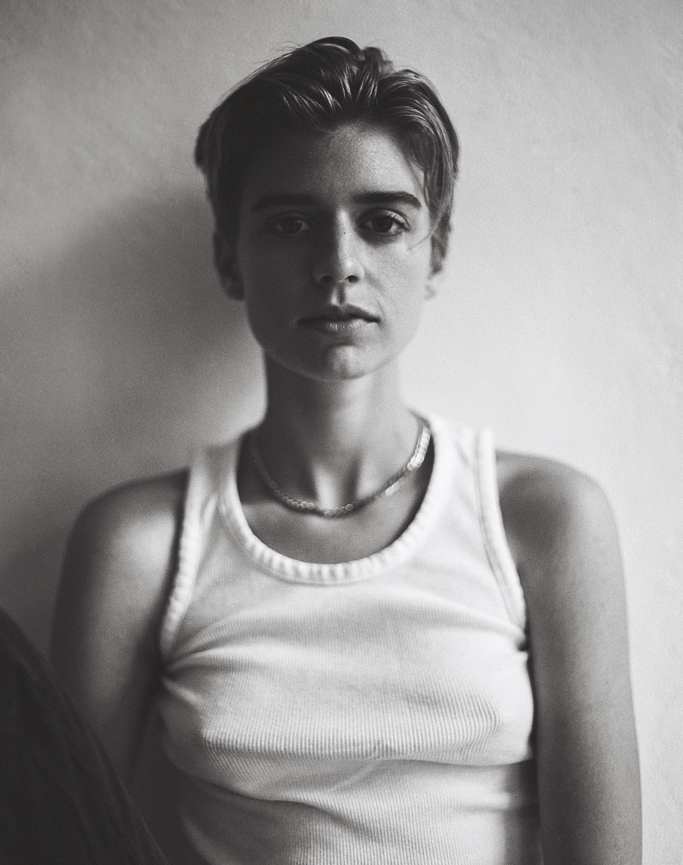 berlin androgynous female fashion portrait