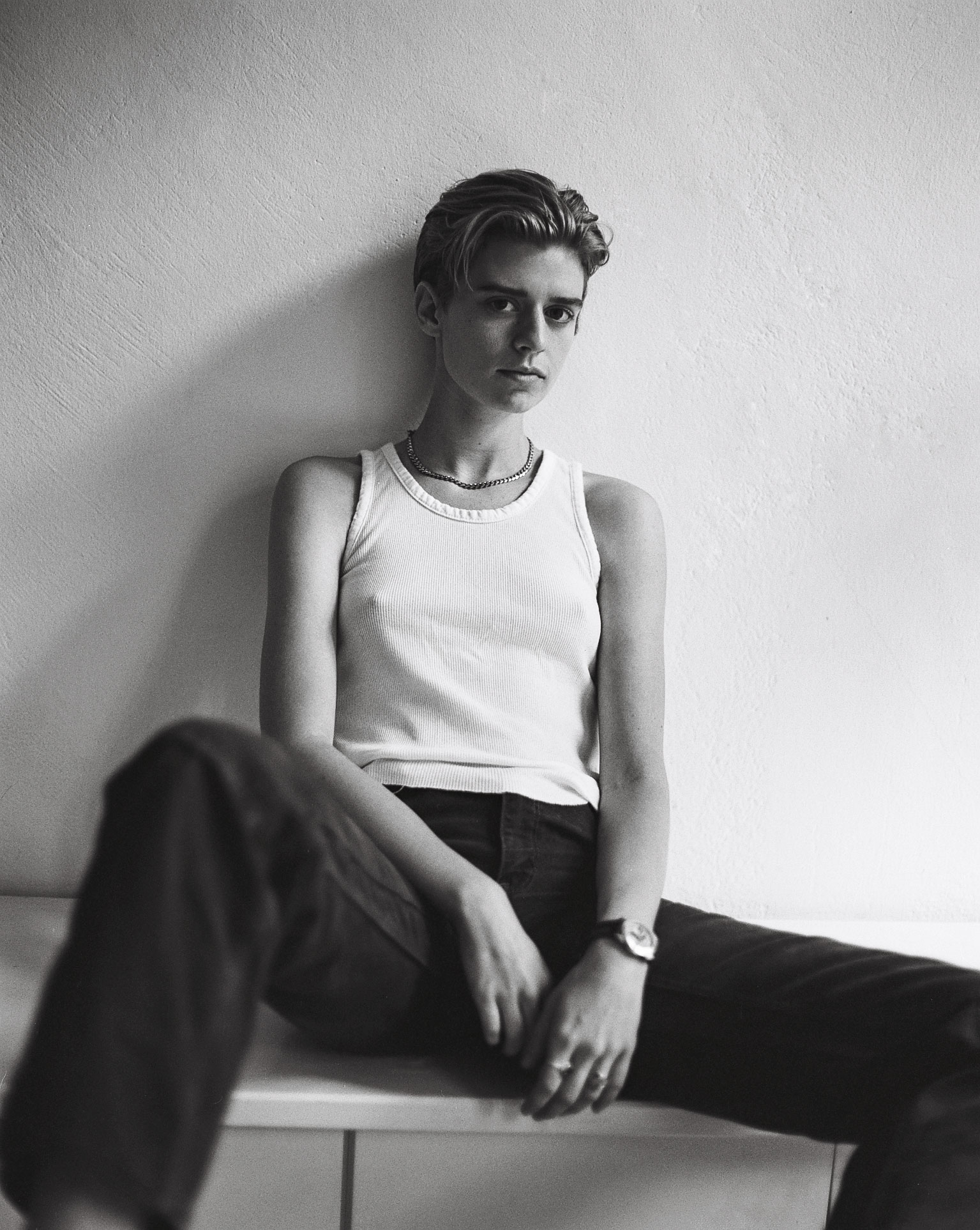 berlin androgynous female fashion model id magazine