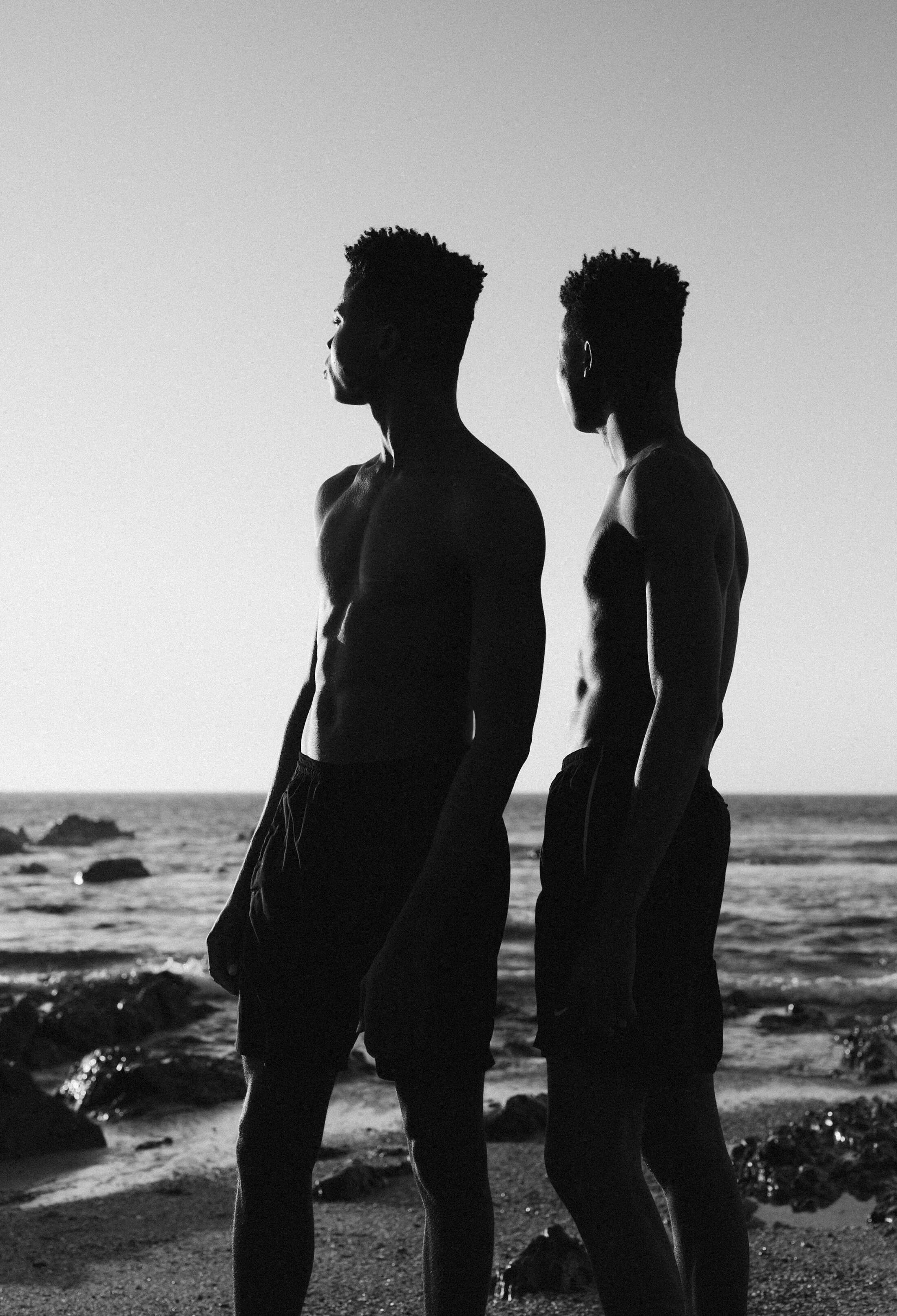  Men portraits black and white artistic shot in South Africa 