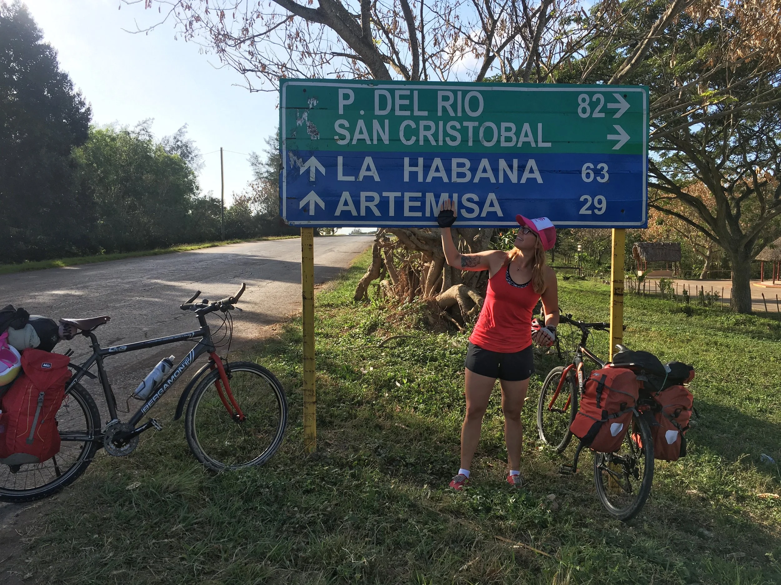 "I knew I was going to ride a bicycle around the world"