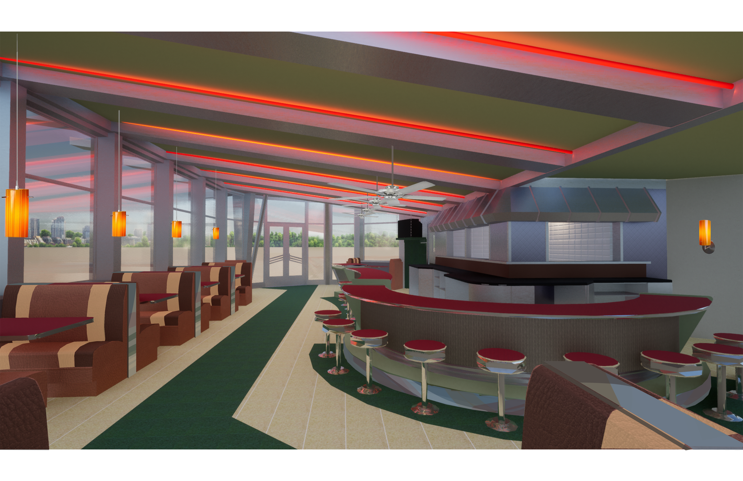 Diner Rendering