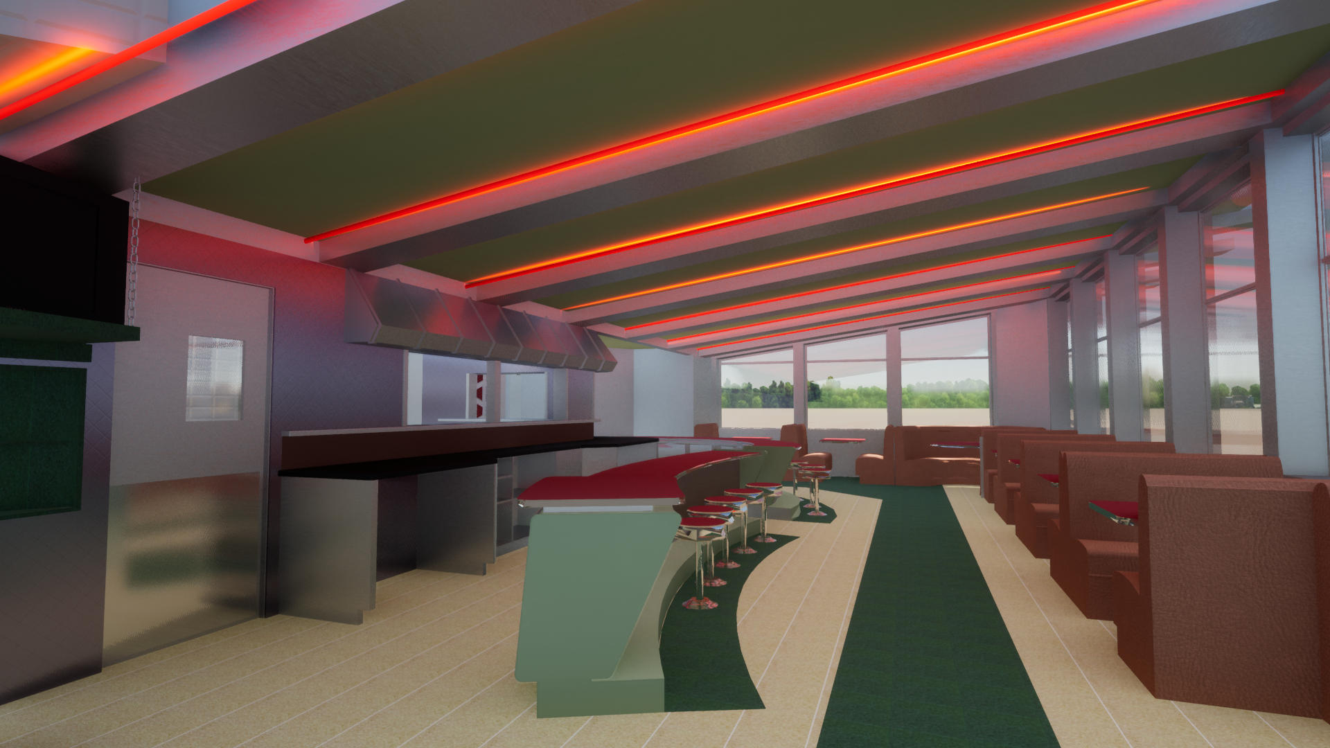 Diner Rendering