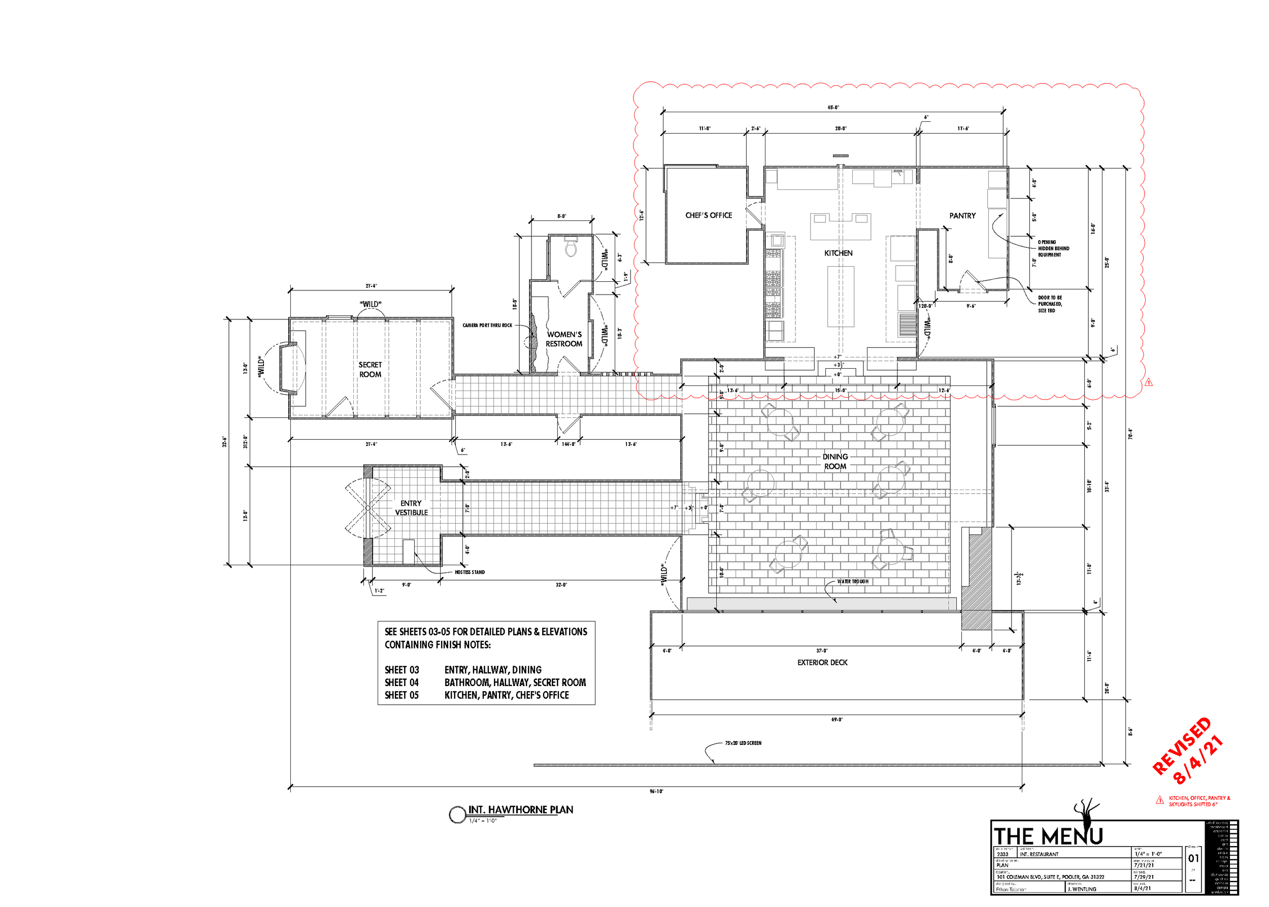  Plan of Hawthorn 