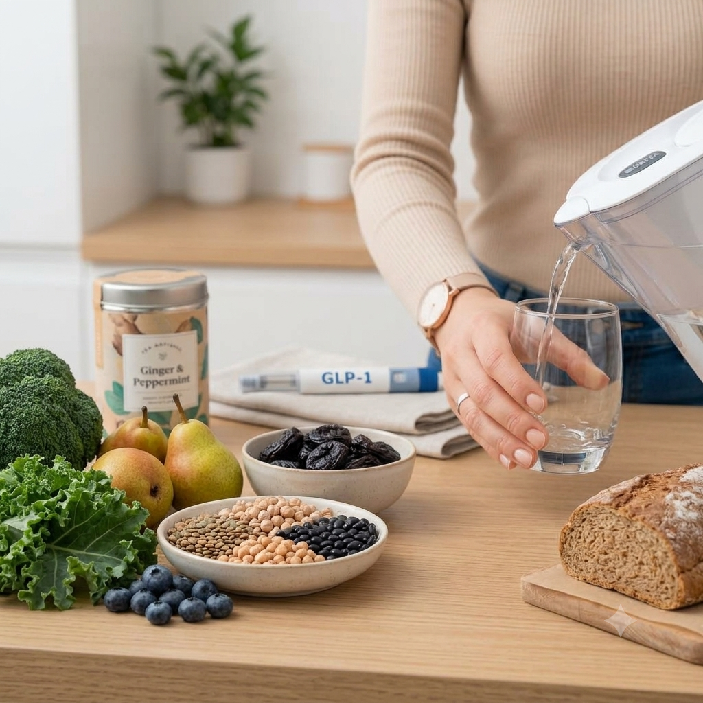 Constipation, Bloating, and Gut Comfort on a GLP-1