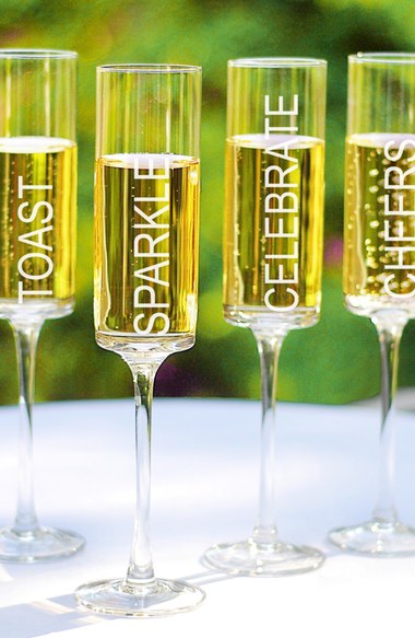 Cathy's Concepts Celebrate! Contemporary Champagne Flutes