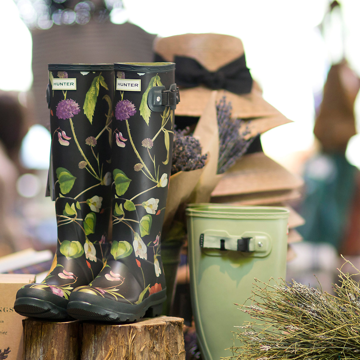   Hunter Floral Garden Boots  