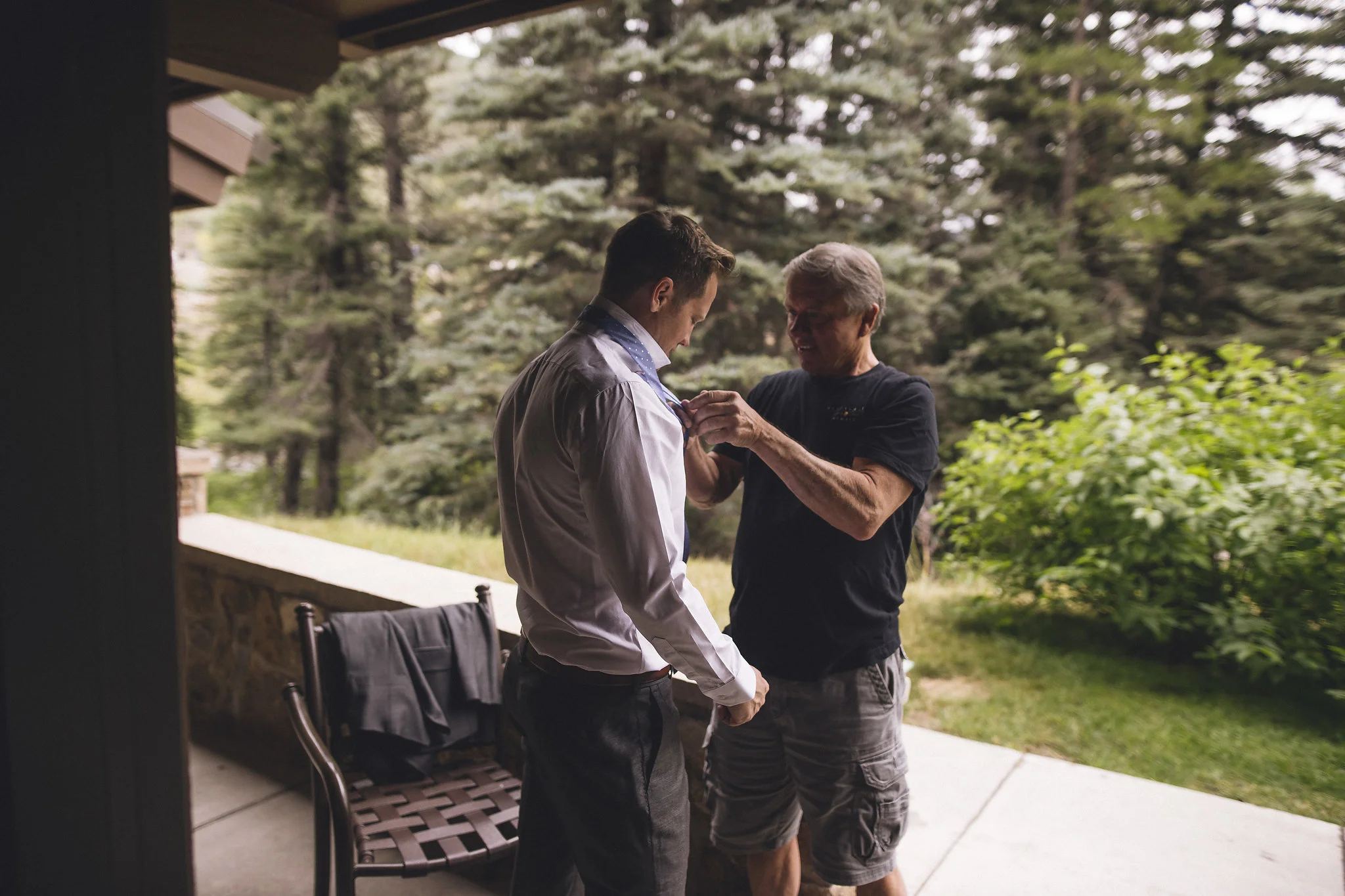 Vail Colorado Wedding | Groom + Dad