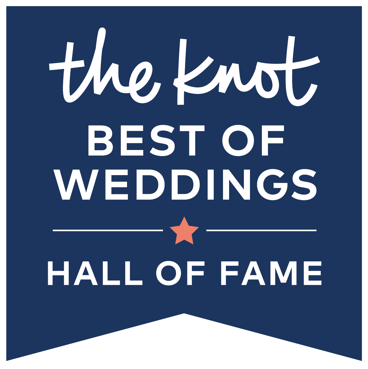 Team Mae Winning The Best of The Knot Weddings Hall of Fame