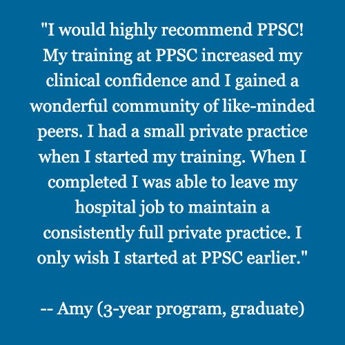 Candidate feedback for PPSC's psychoanalytic psychotherapytraining program