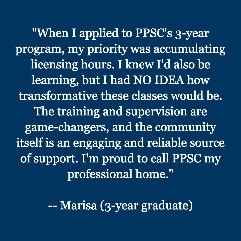 Positive candidate feedback for PPSC's 3-year program
