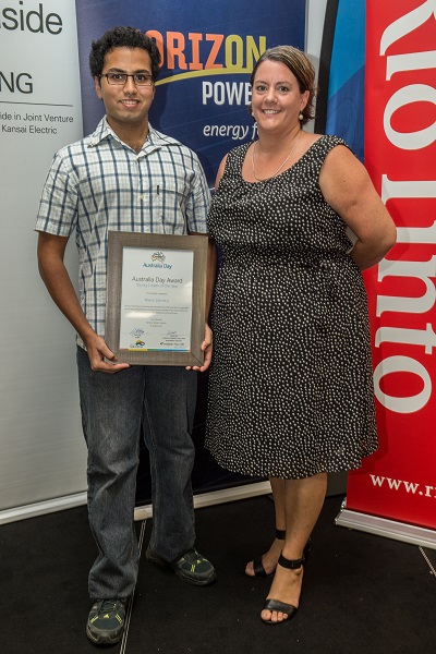 Last year's winner - Wayne Zaccheus