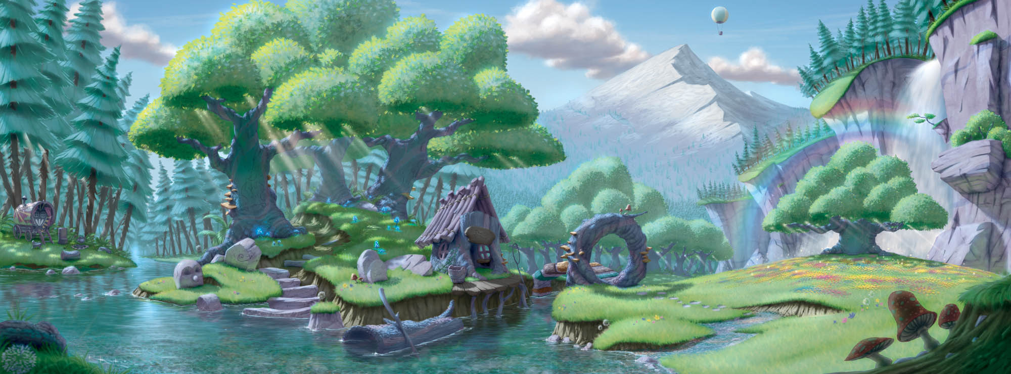 Forest world design (click to zoom)