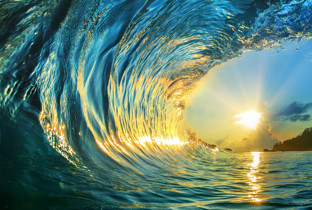 Surfers call it a tidal wave…