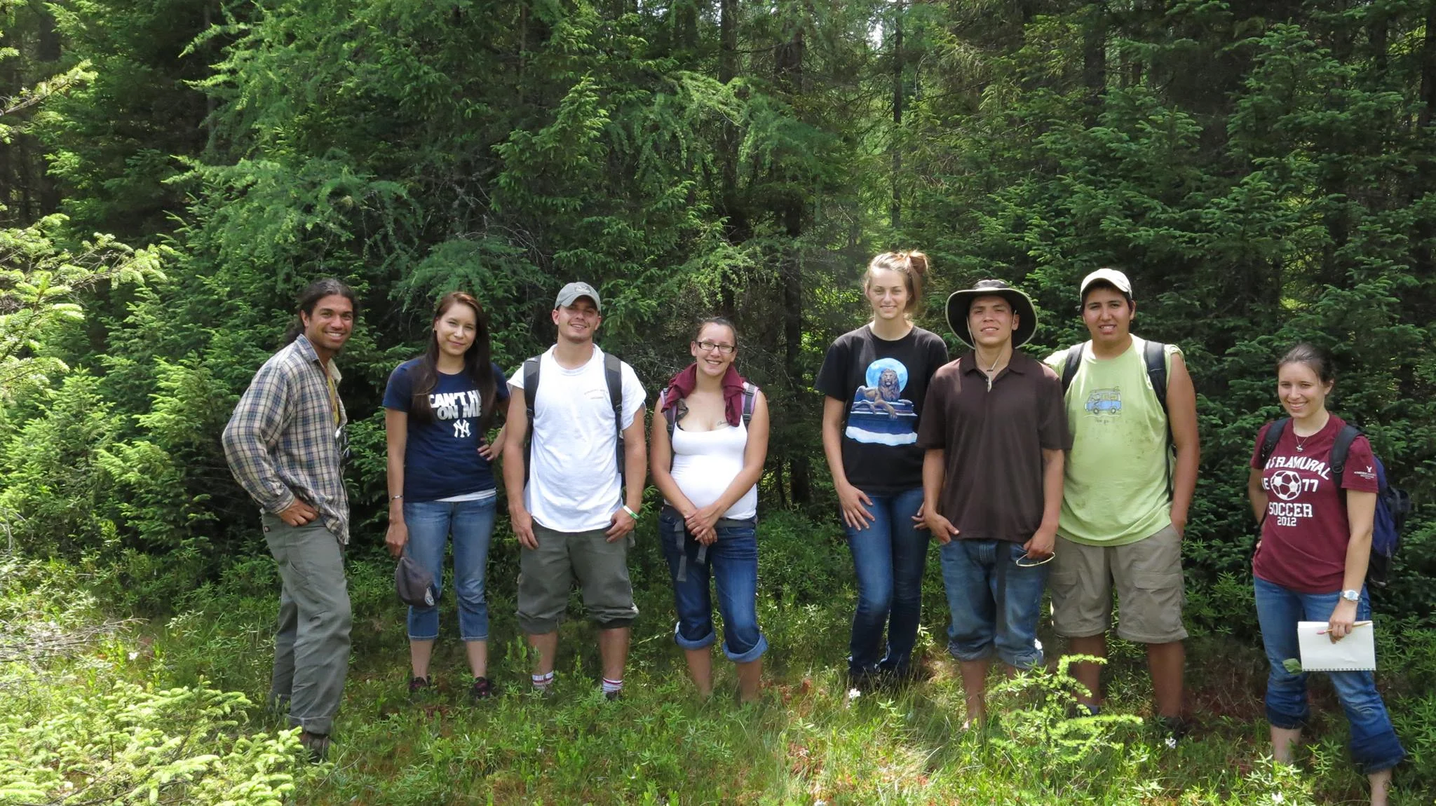 A group of SuNY-ESF students visiting in 2013