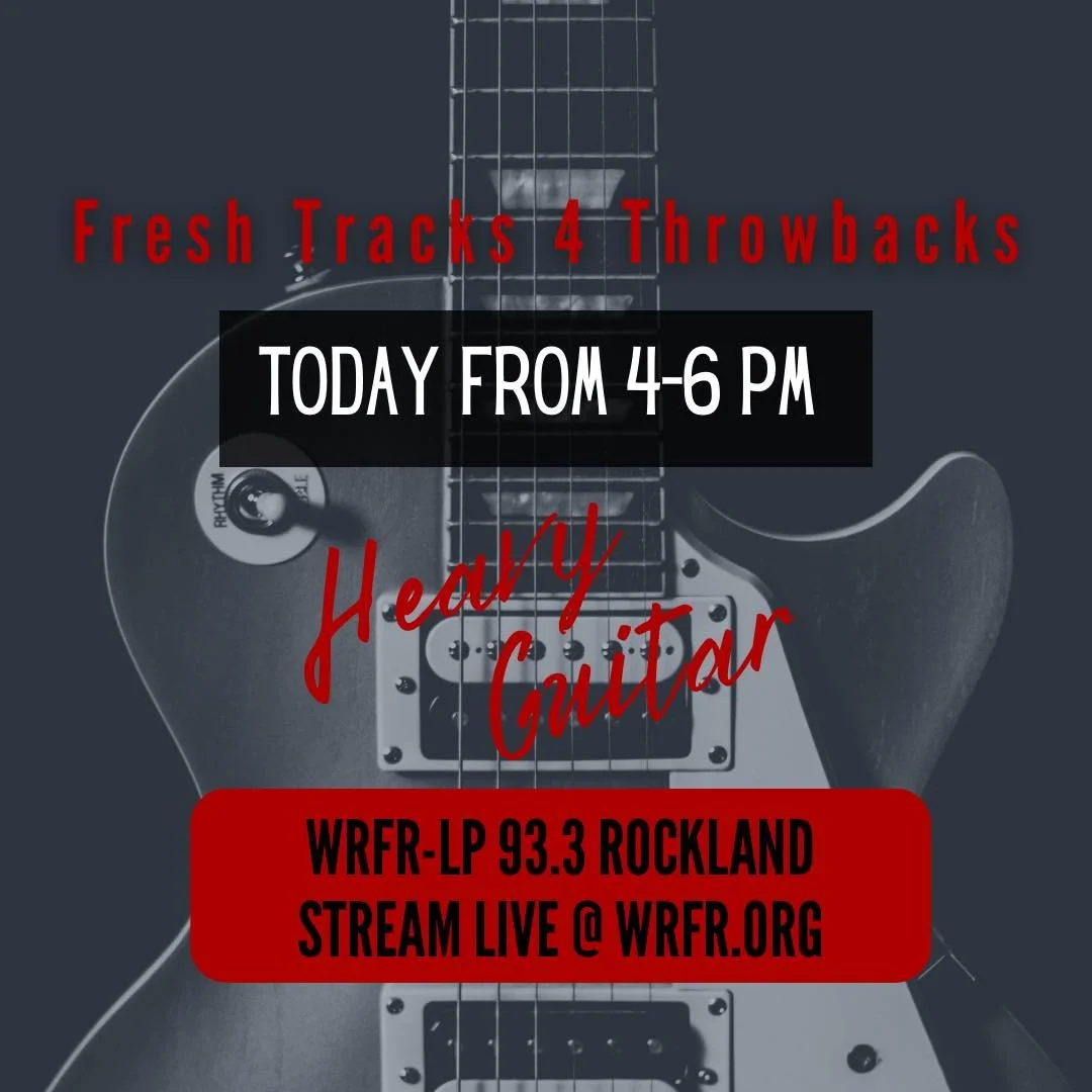 Check out freshtracks4throwbacks  from 4-6pm today on 93.3 #rocklandmaine or livestream at wrfr.org.