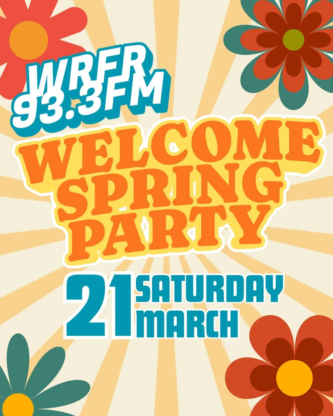 Saturday, March 21, 2026
1:00 PM  5:00 PM

Flannagan Rec Center
61 Limerock Street Rockland

It&rsquo;s been a long, snowy winter but we&rsquo;re in the home stretch. Come celebrate our community at the first ever WRFR Spring Party! Admission is free