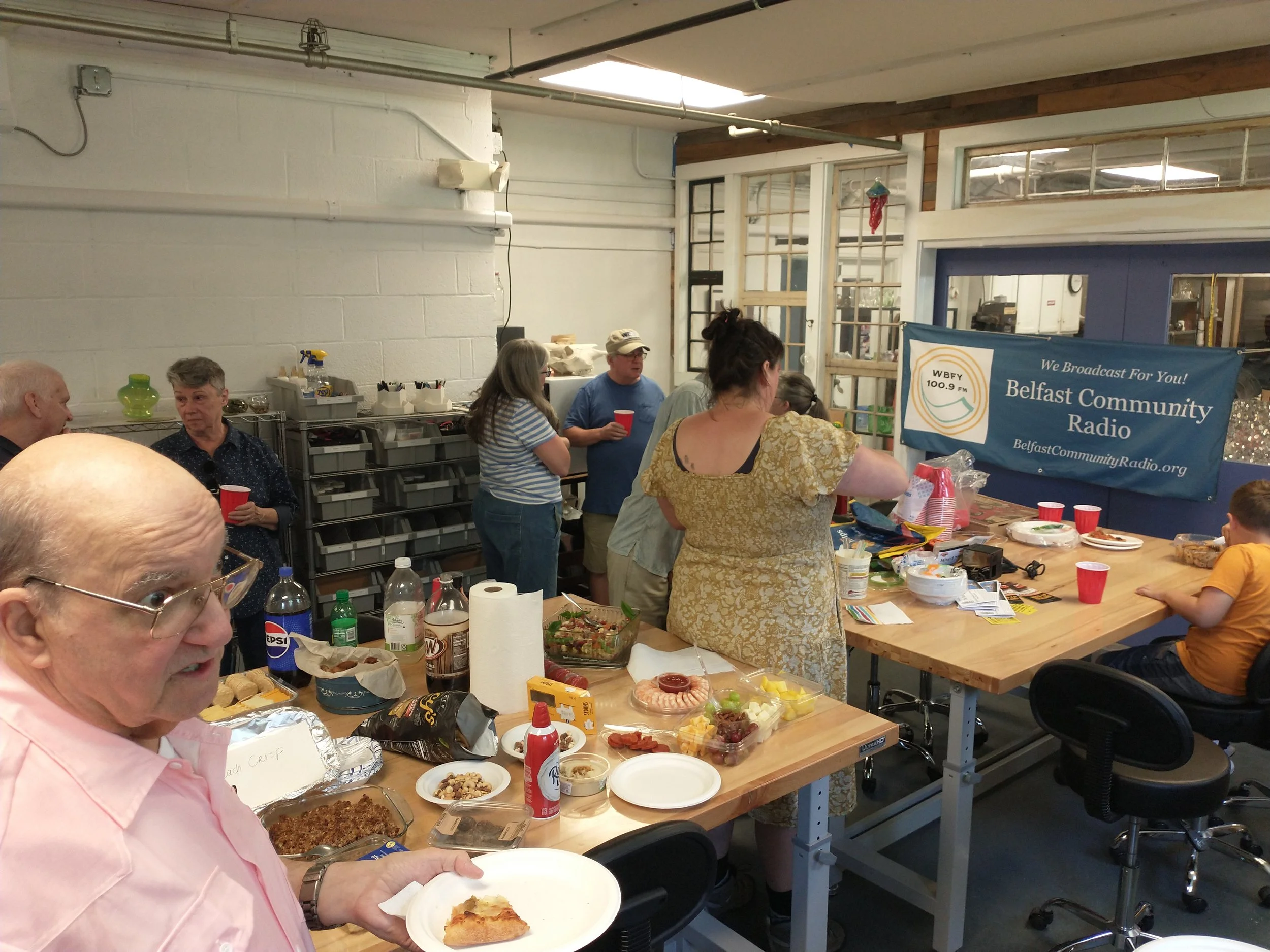 Maine Community Radio League Gathering at WBFY-LP in Belfast