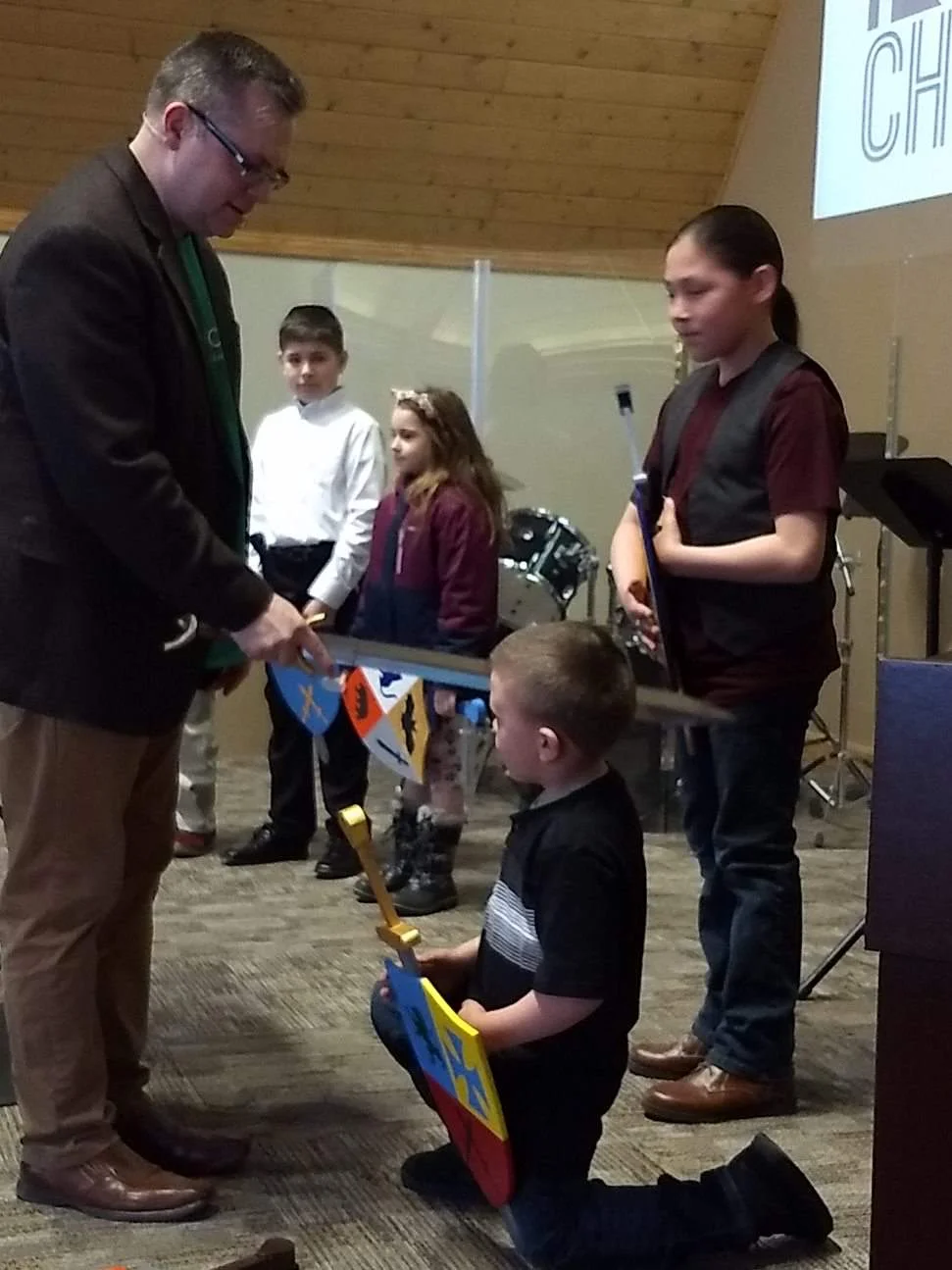 Knighting ceremony