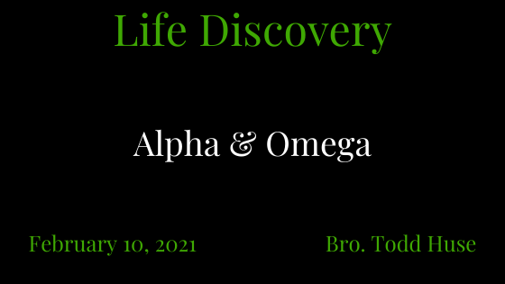 Alpha &amp; Omega