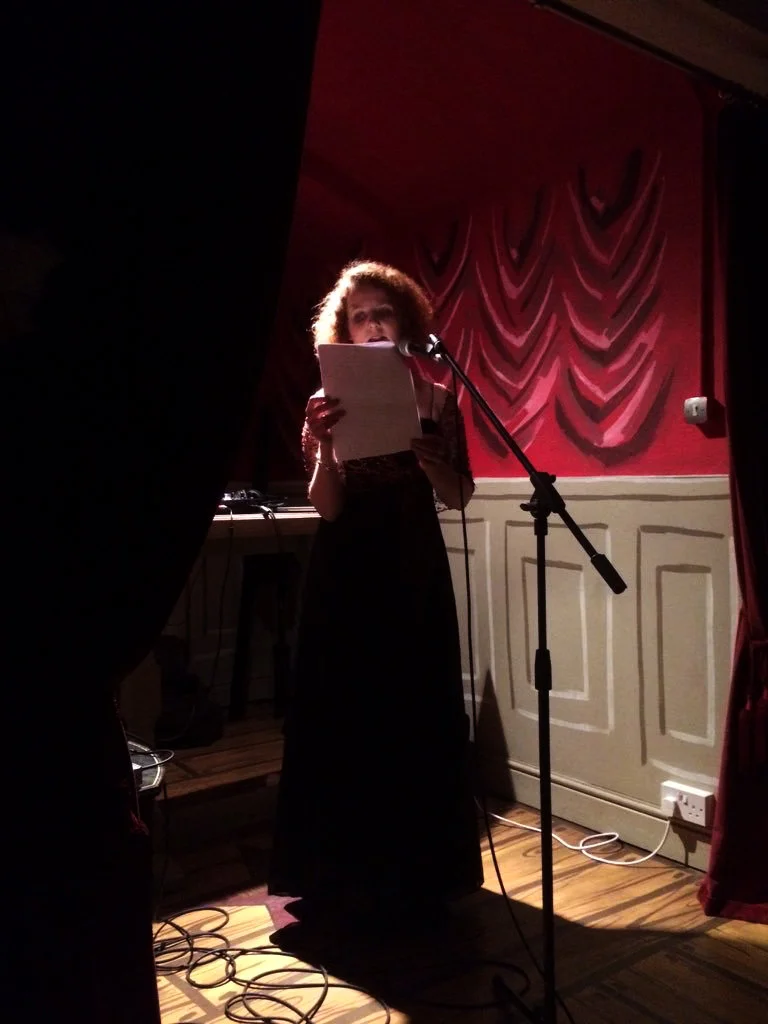 Reading from Tanglewood in London at the launch of Scaremongrel . Image: Charles Moriarty