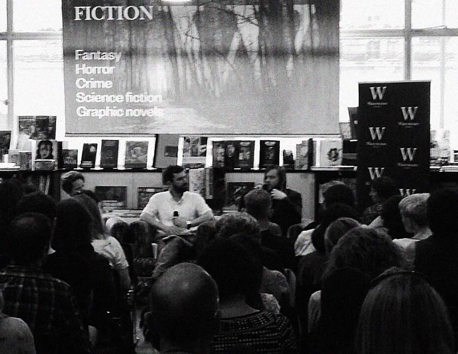 Panel discussion at the London Short Story Festival, chaired by Paul McVeigh.