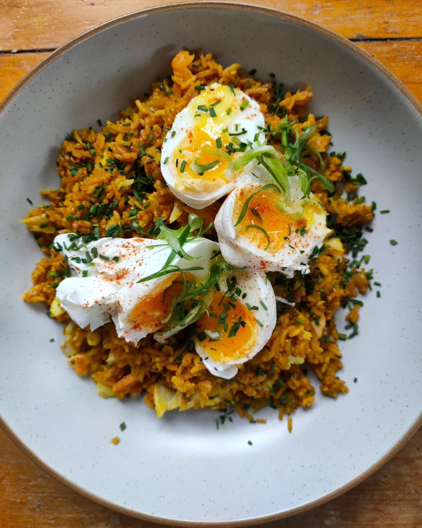 This week on our specials...

Smoked salmon and cod kedgeree, poached eggs and chives 🤤

Brunch and lunch served bank holiday Monday 9am-3pm and the rest of the week 8.30am-3pm

Happy bank holiday weekend 💛
.
.
.
#specials #kedgeree #smokedsalmon #