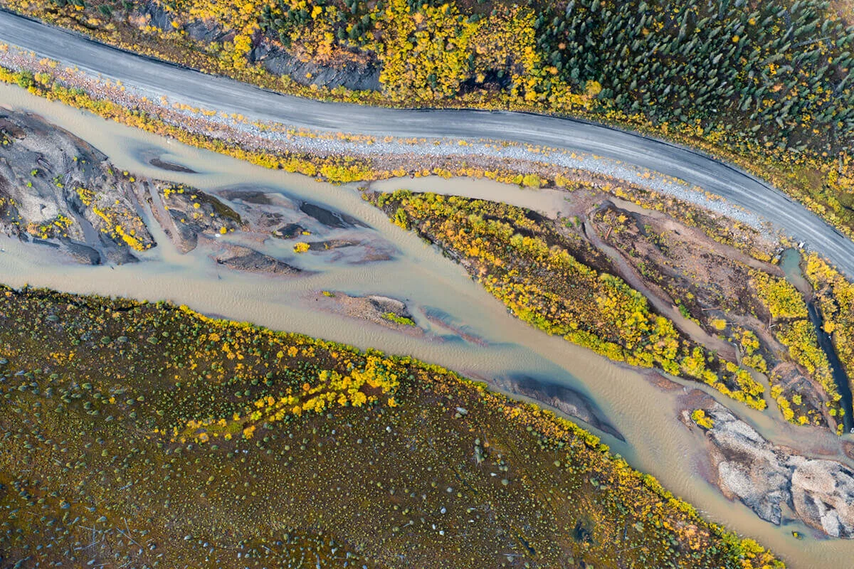 Textures of a watershed, Callan Field