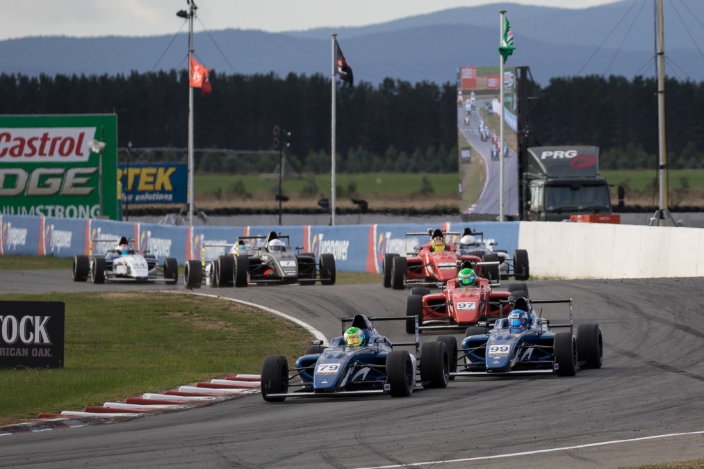 Will Brown is seen in action at Symmons Plains in Tasmania.