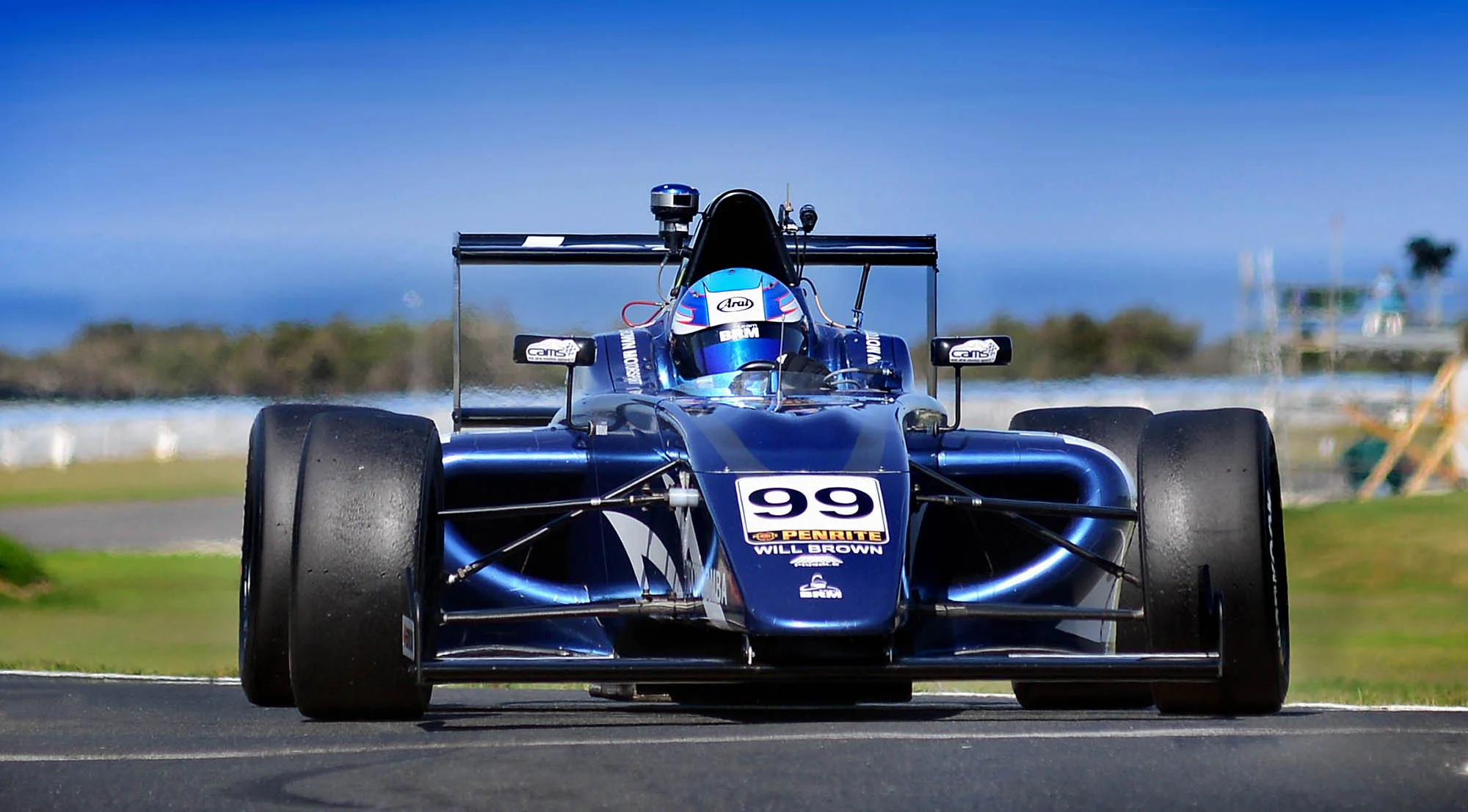Cars Galore Team BRM driver Will Brown wins in the F4 race at Phillip Island - pic: PLM
