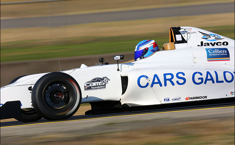 Will Brown is seen competing in the F4 championships for AGI Sport in 2015