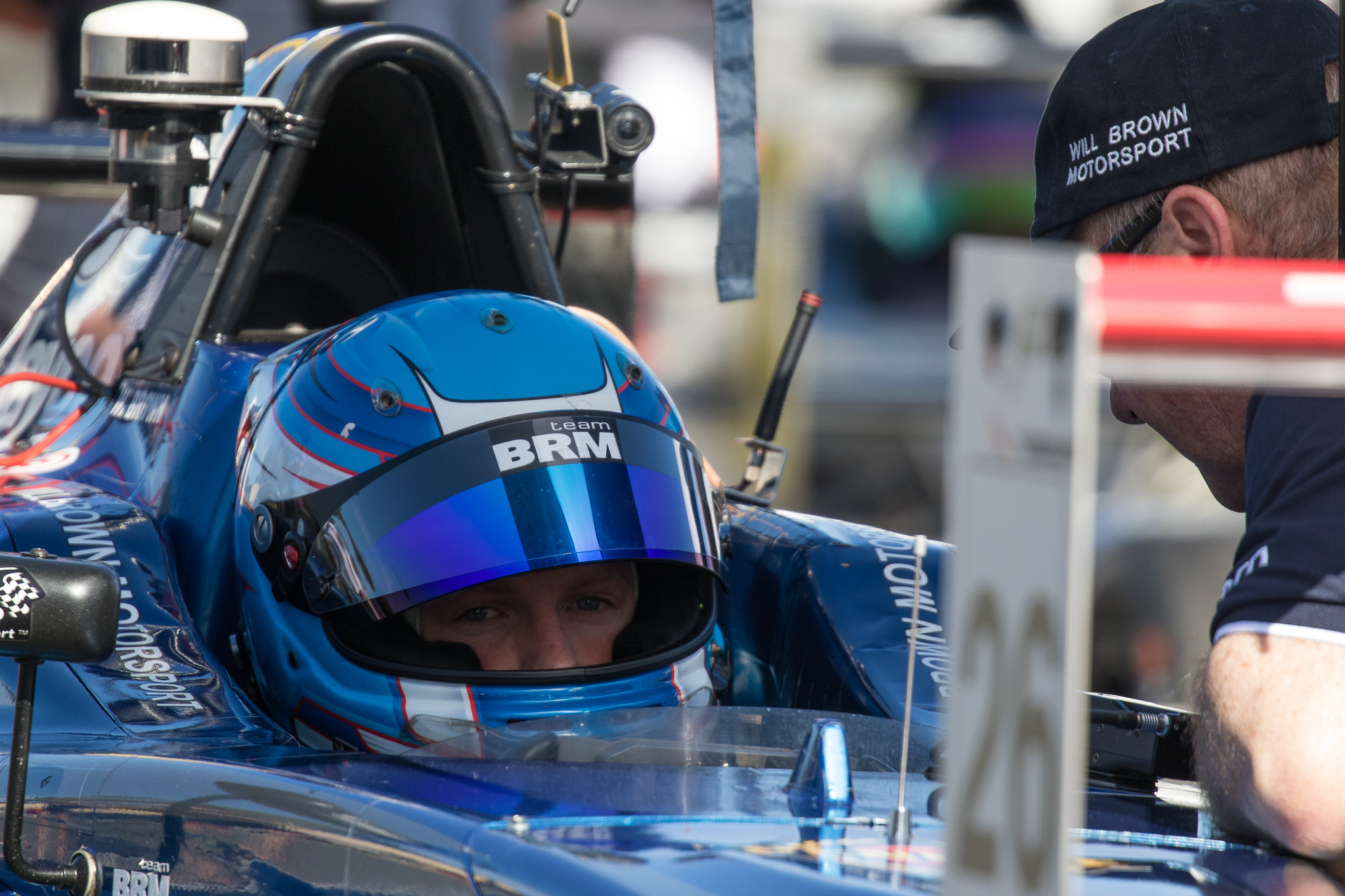 Will Brown in the Cars Galore Team BRM Formula 4