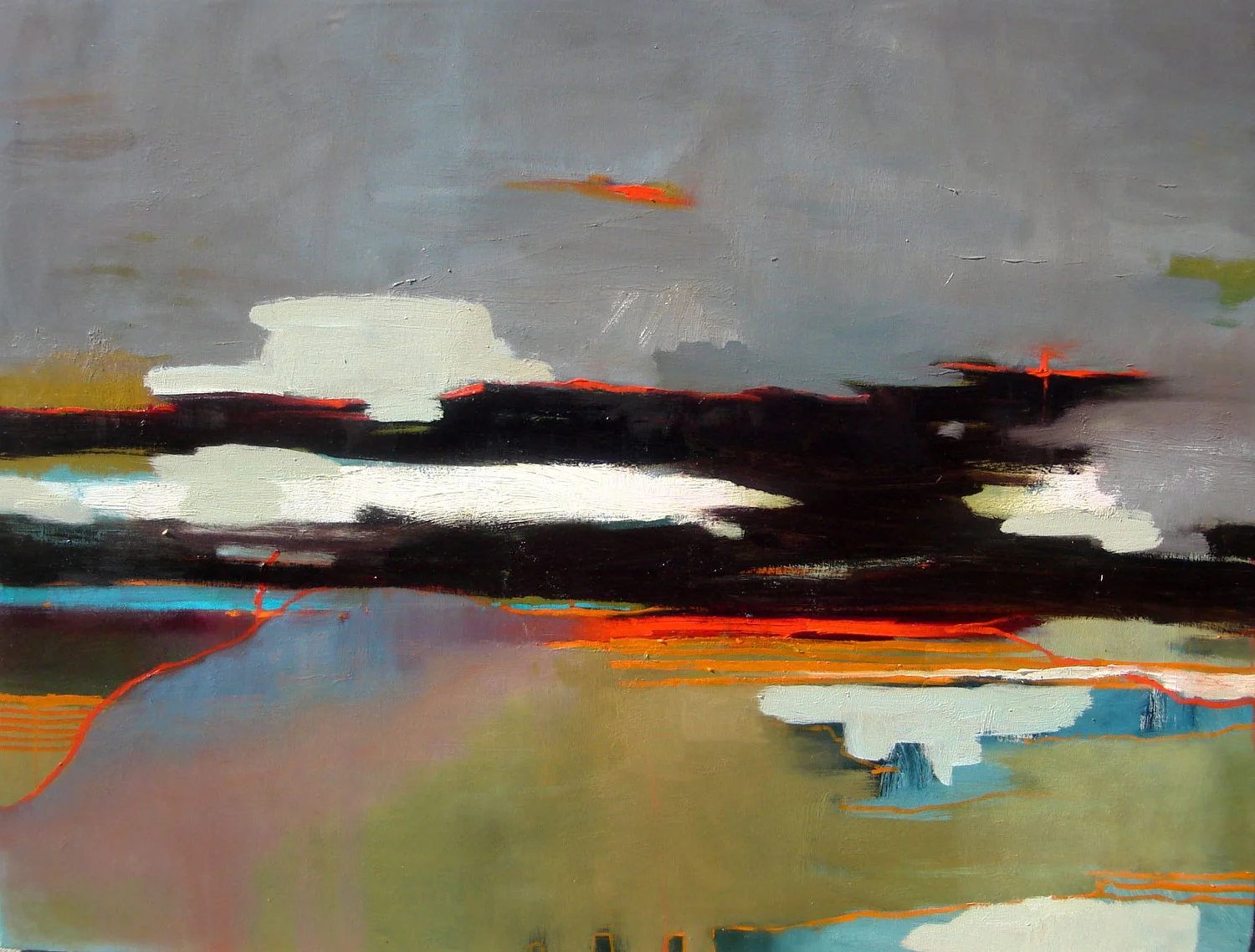  Landslide, 36"x48" oil on cavnas, 2006 