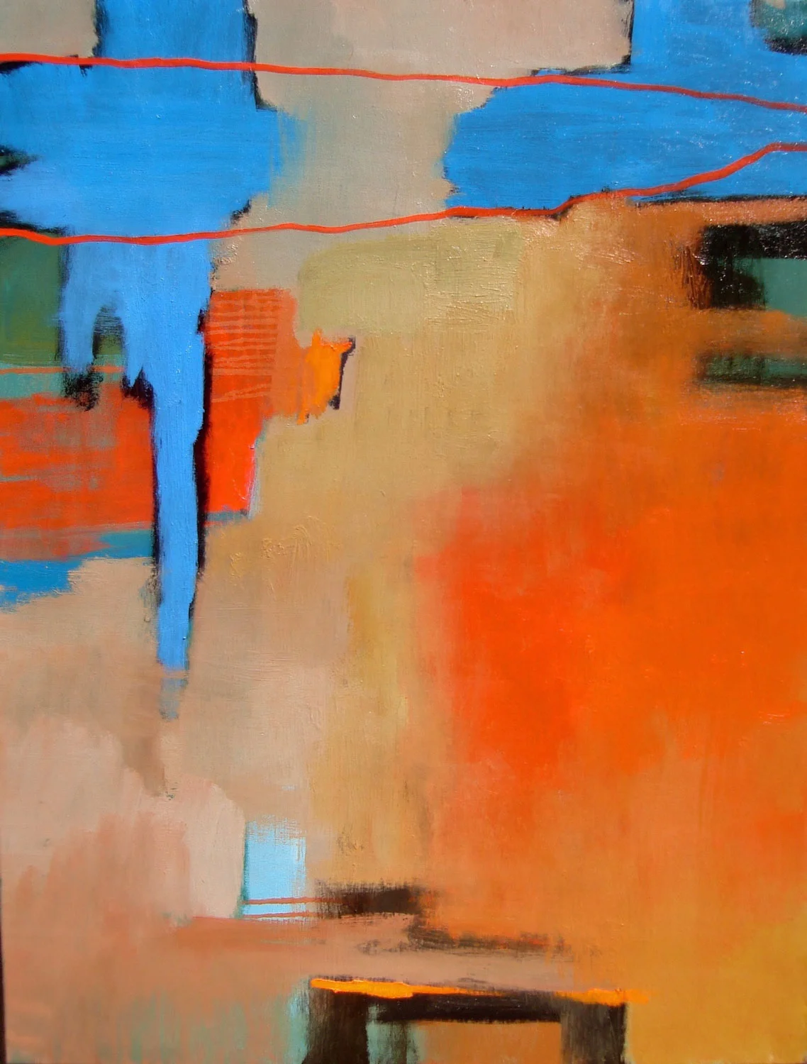  Lakes, 40"x30" oil on canvas, 2006 