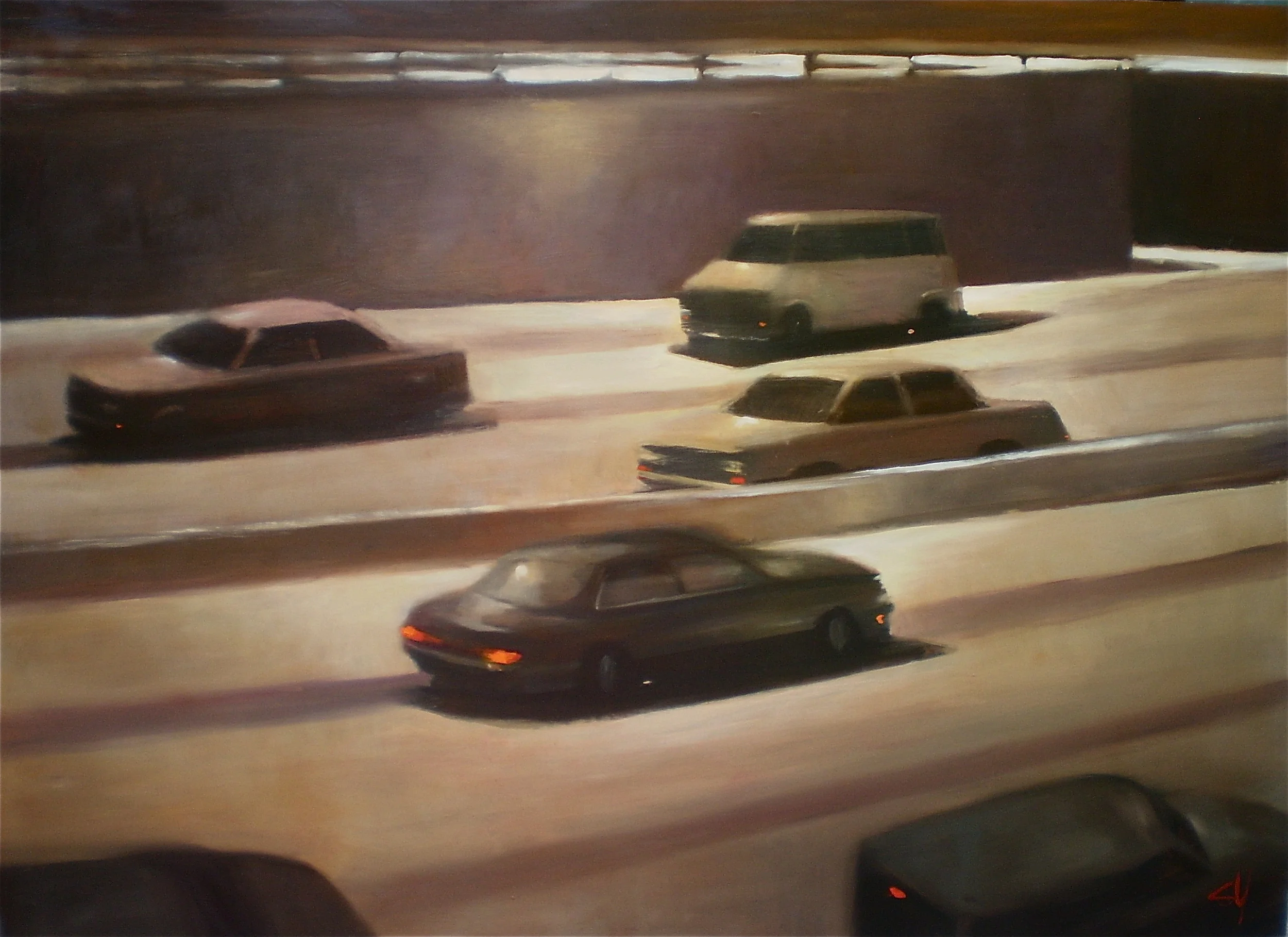  Highways, 36"x52" oil on canvas, 2010 