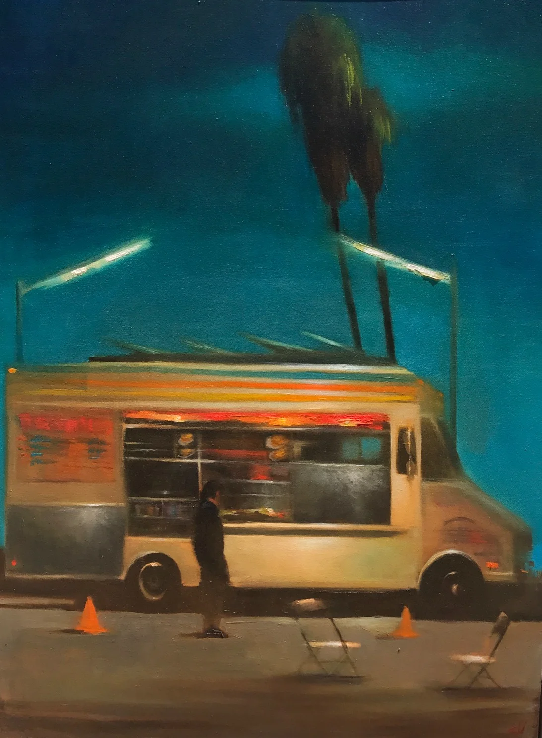Valley Taco Truck, 48"x36" oil on canvas