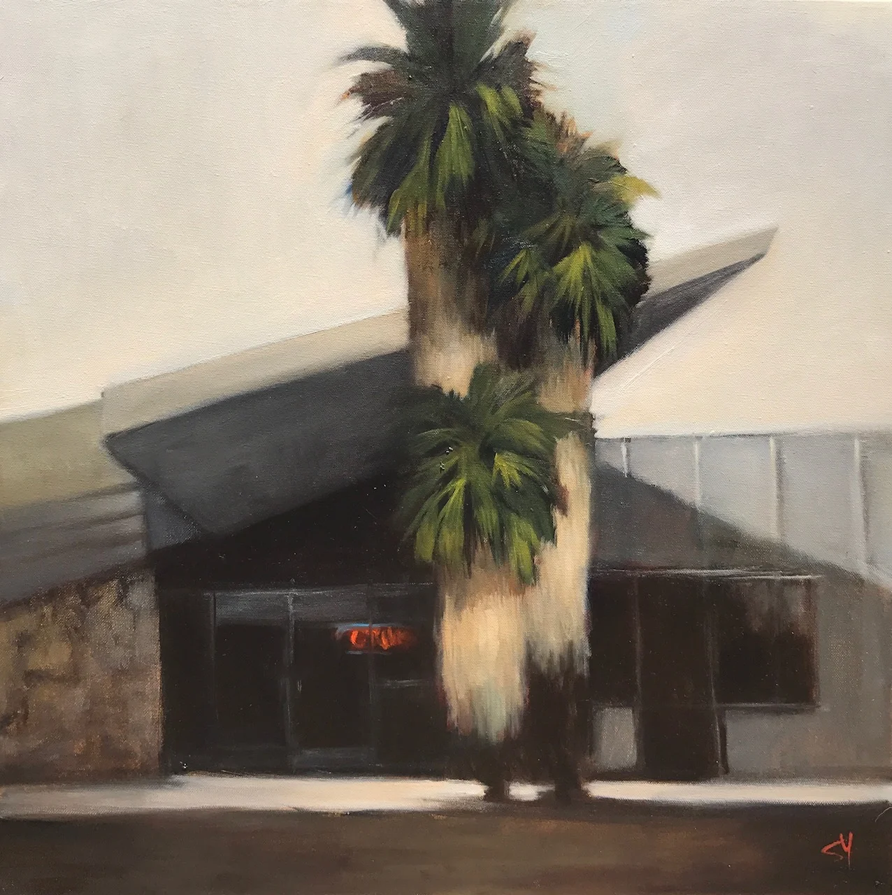 Valley Bowl, 24"x24" oil on canvas