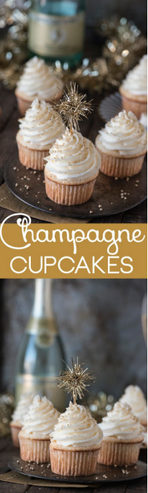 Credit: http://thefirstyearblog.com/easy-champagne-cupcakes/
