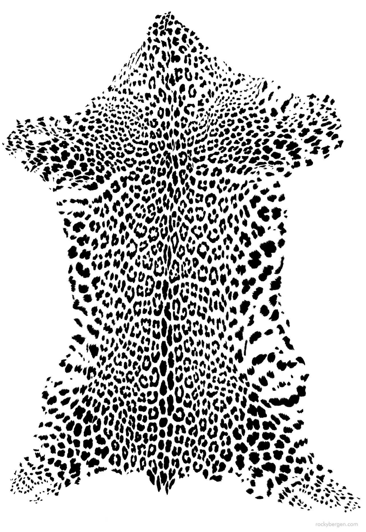 Full rendering of fur before crop. 