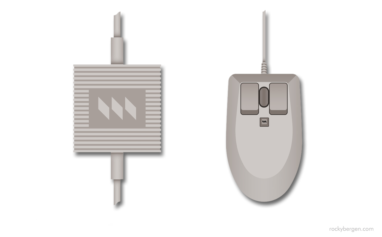 Power Supply and Mouse - Smaller power supply and increased mouse ergonomics for the modern retro enthusiast. 