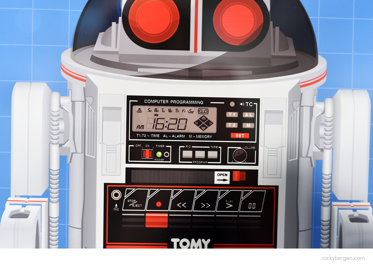  Omni Bot - Giclée Detail 