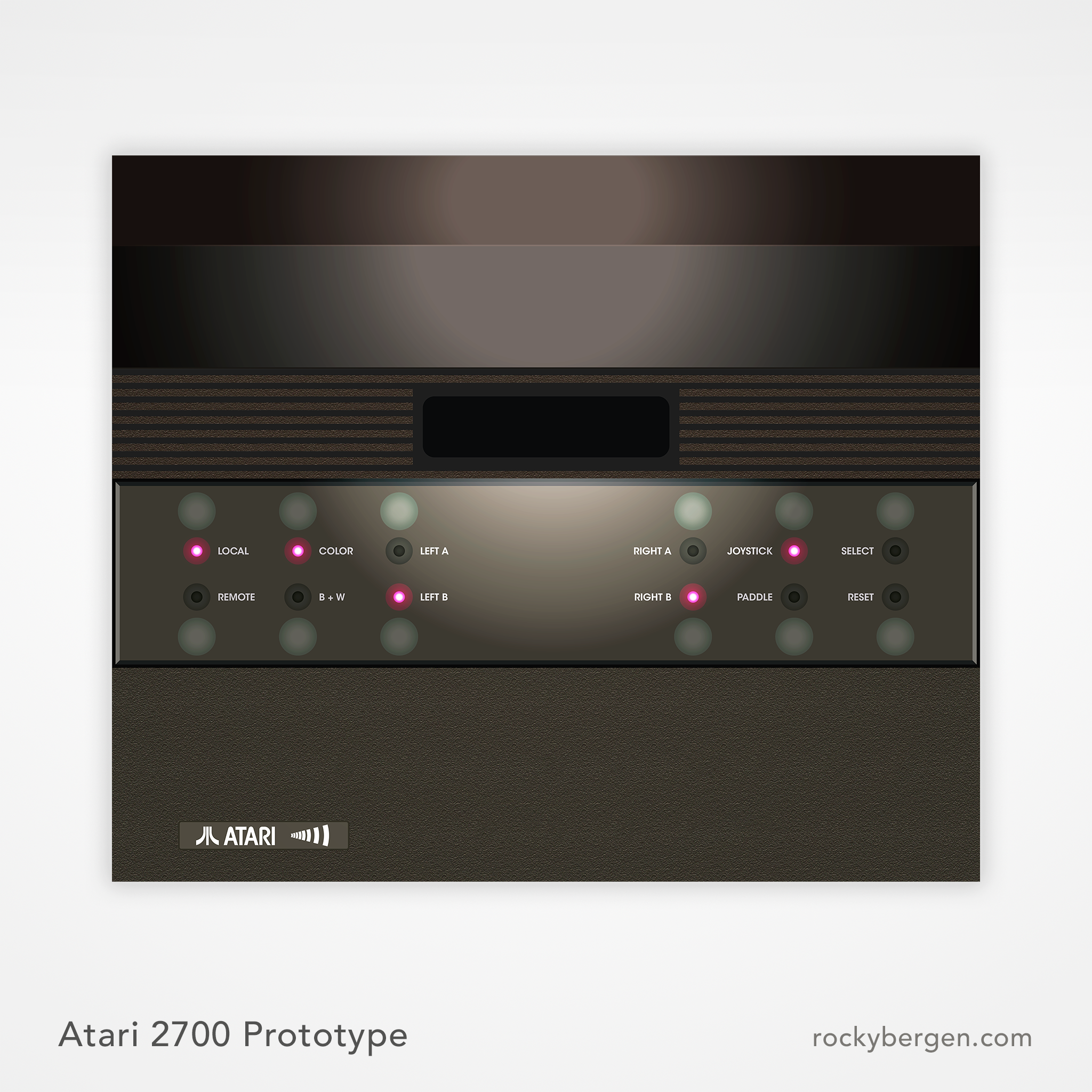The Atari 2700 was was intended to be a 1981 follow-up to the famous Atari 2600 and would feature wireless controllers. At least 12 of these units are rumored to be in existence.