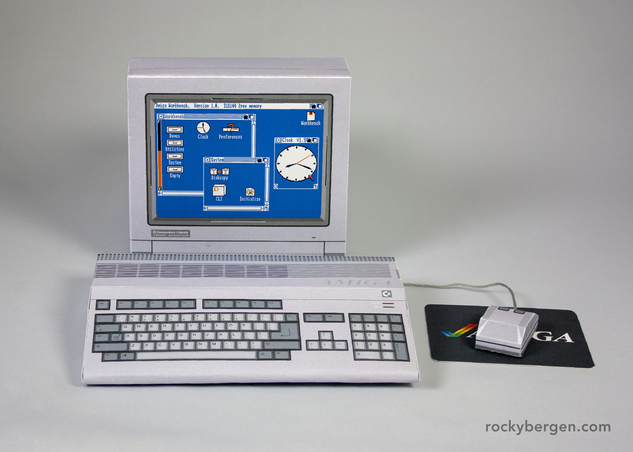 Amiga 500 - Papercraft Design — Rocky Bergen