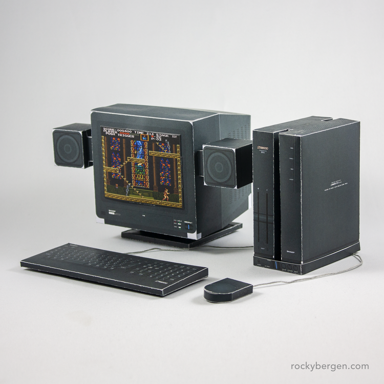Classic Computers Papercraft Collection - Faça sua própria coleção de ...