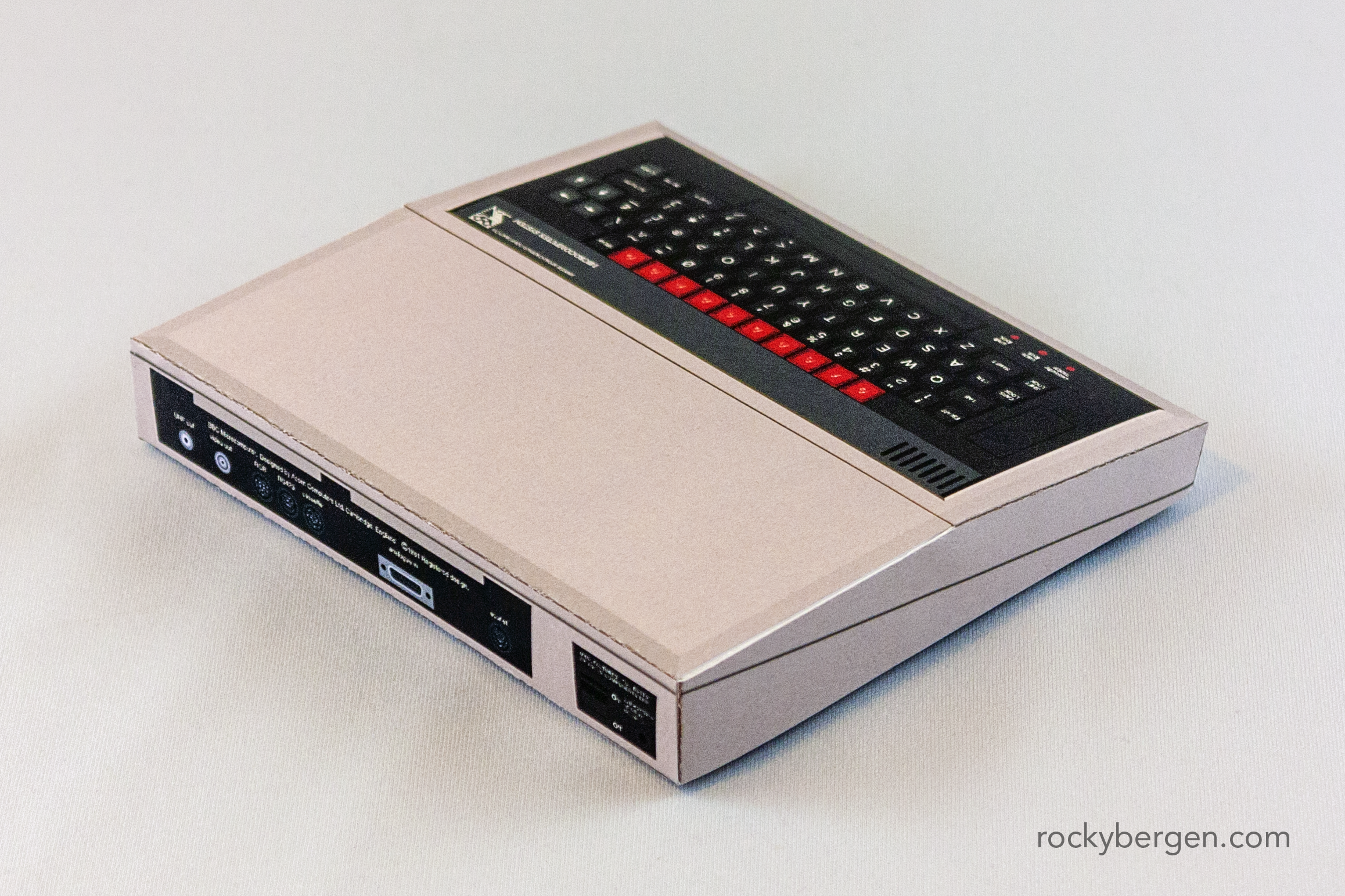 The rear of the system.