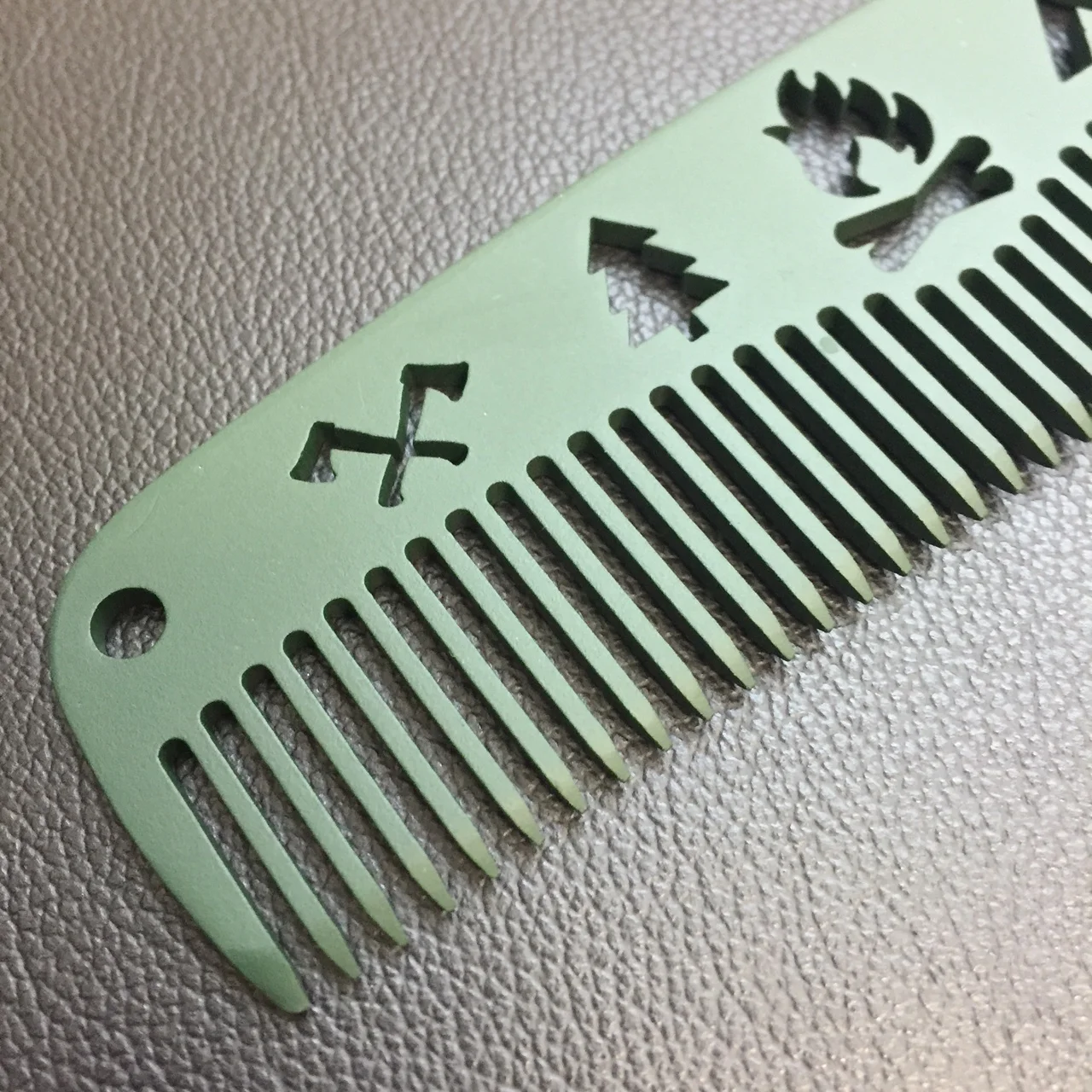 Camp Comb 22 (Titanium) options — Metal Comb Works